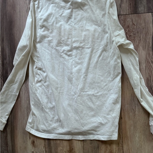 Adidas White and Yellow Bronco Basketball Long Sleeve Shirt men M - Picture 6 of 6